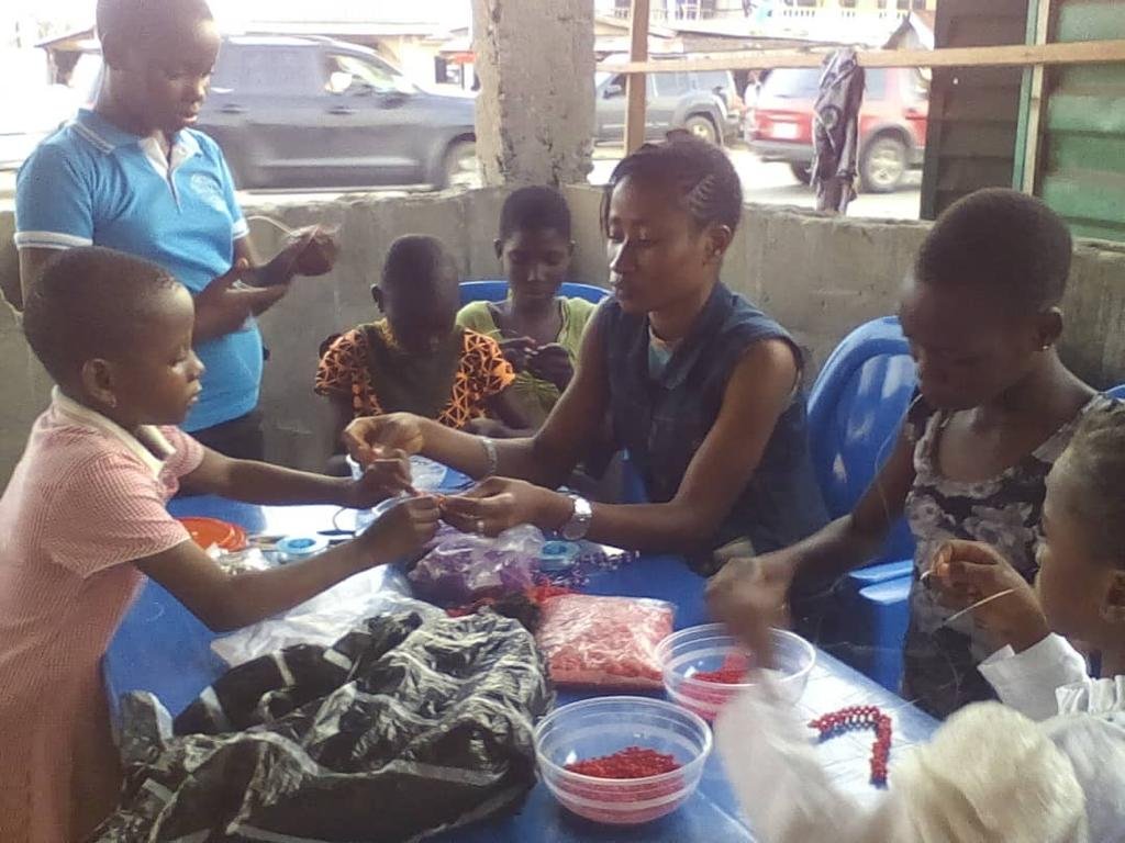 hand craft - beads making